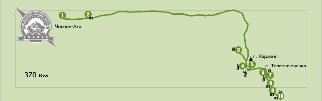 карты маршрутов алтын-арашан